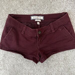 ❌SOLD❌Abercrombie Burgundy Shorts